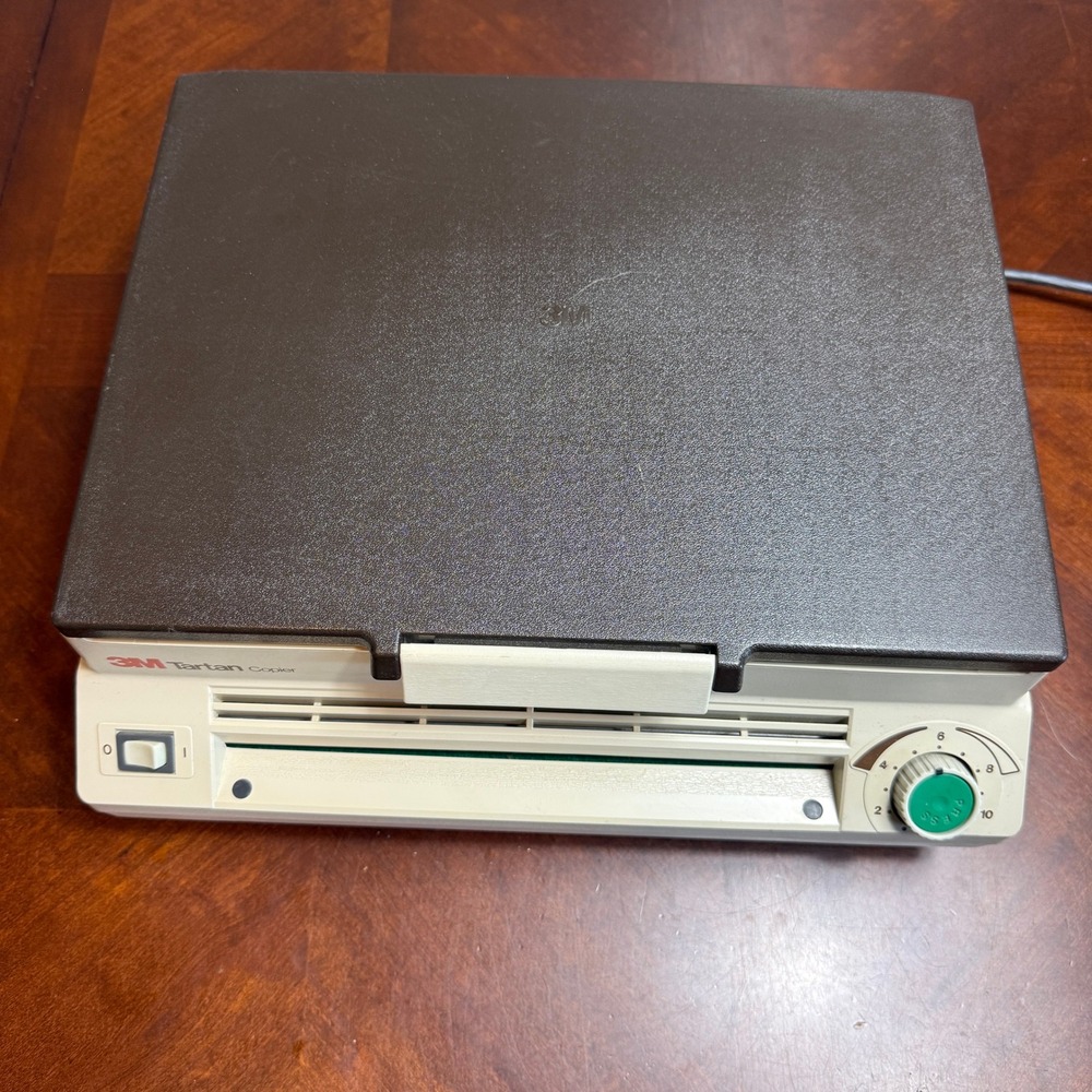Vintage‎ 3M Tartan Copier Model 323 AG West  Thermal Printer Tabletop Brown